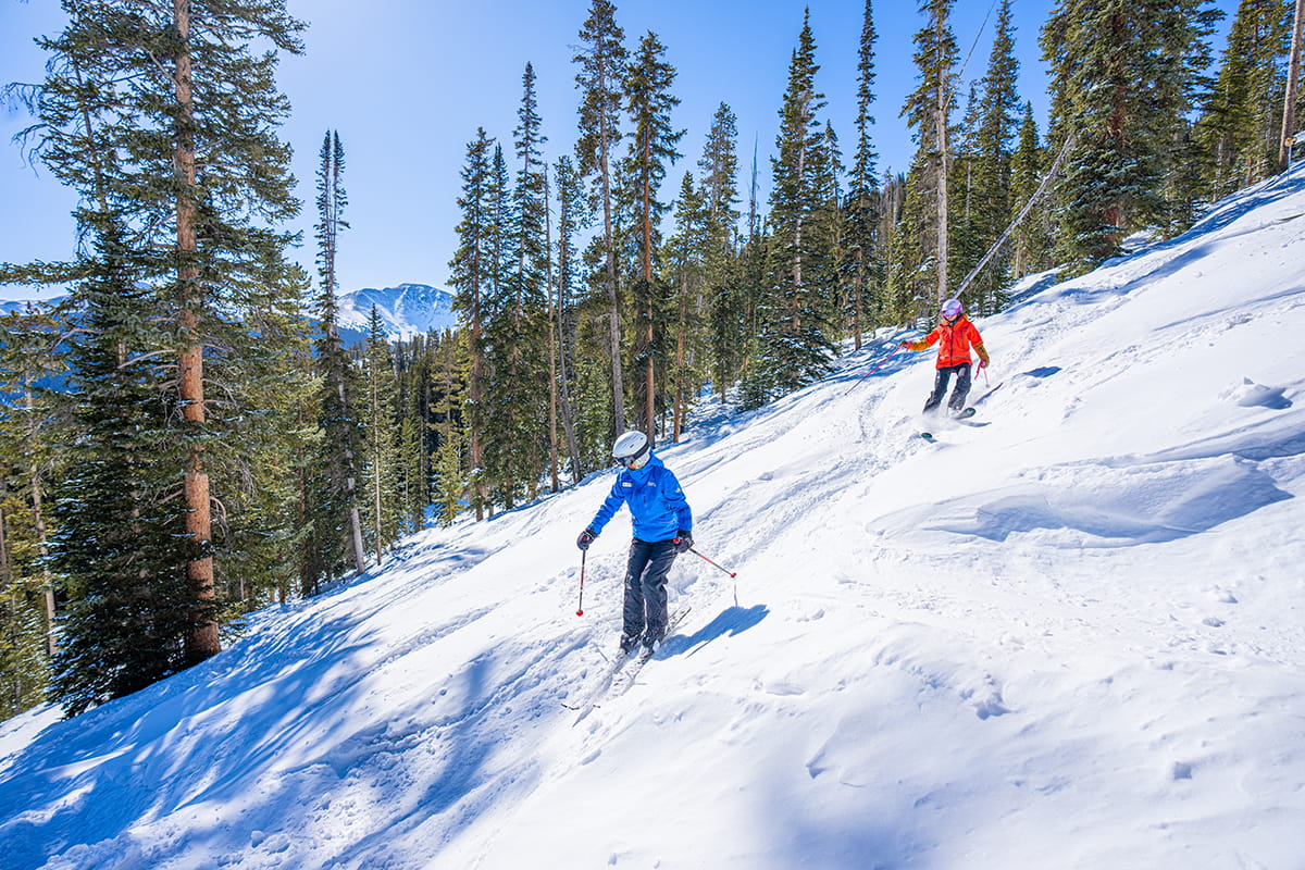 Private ski lesson in Colorado at Winter Park Resort